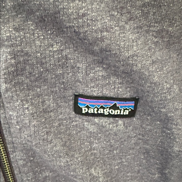 Patagonia Heathered Purple Zip-Up Jacket - Picture 2 of 3